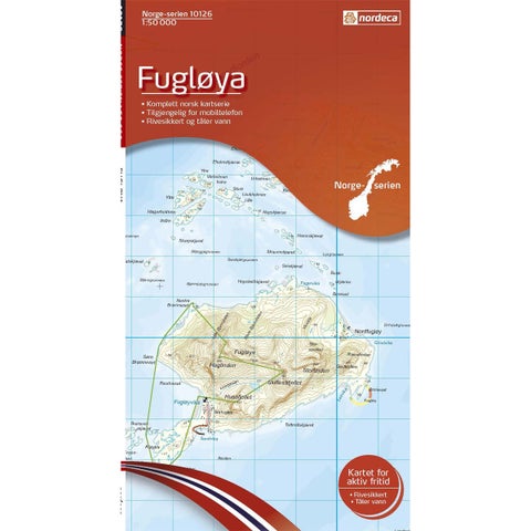 Fugløya - Veikart