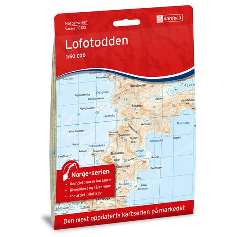 Lofotodden - Veikart