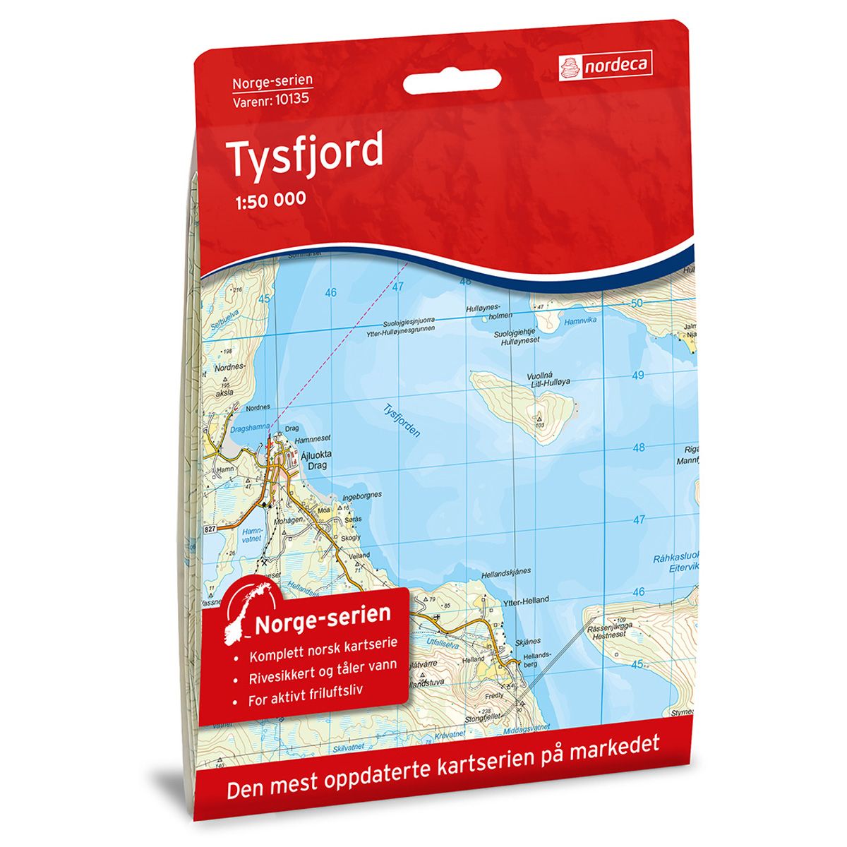Tysfjord - Veikart