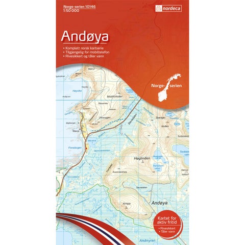 Andøya - Veikart