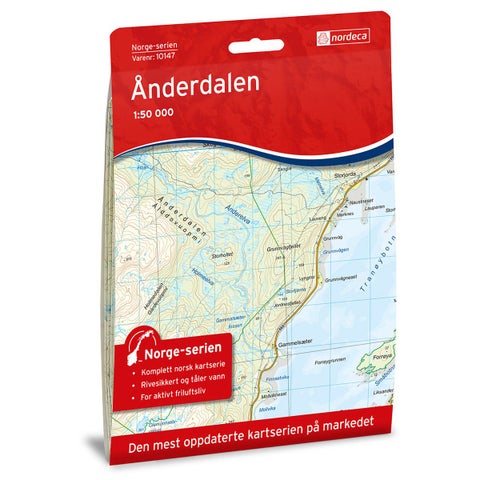 Ånderdalen - Veikart