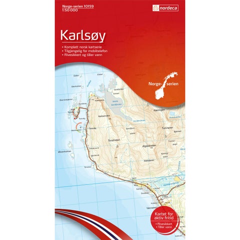 Karlsøy - Veikart