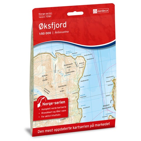 Øksfjord - Veikart