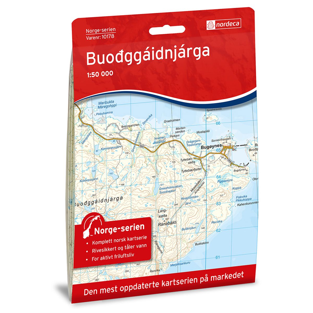 Buodggaidnjarga - Veikart