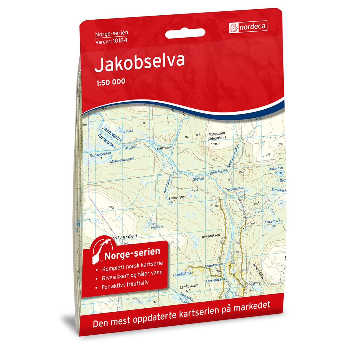 Jakobselva - Veikart