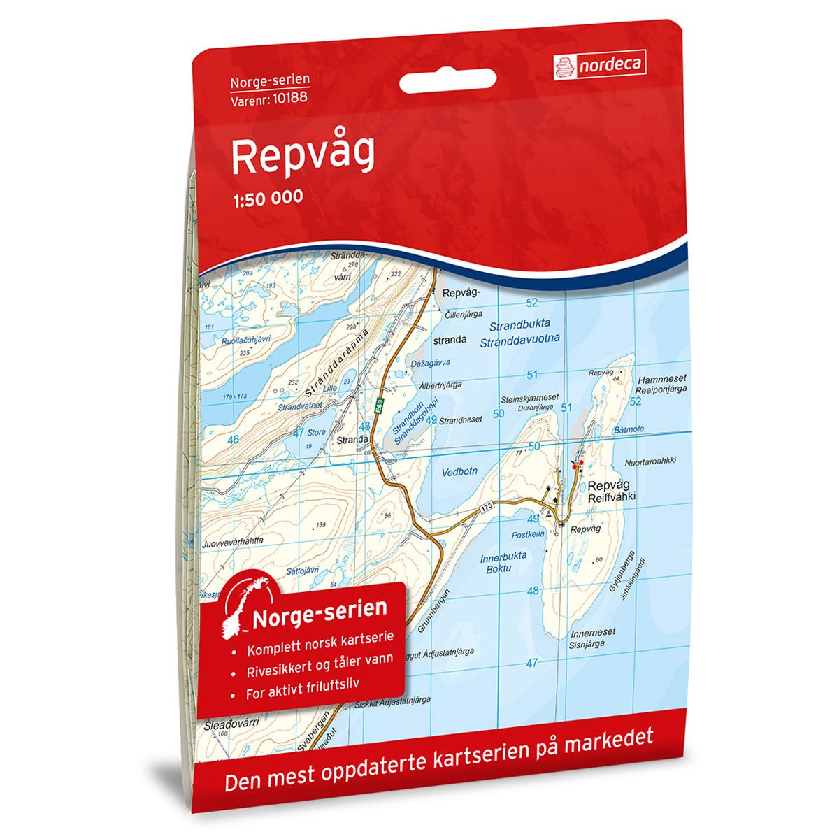Repvåg - Veikart