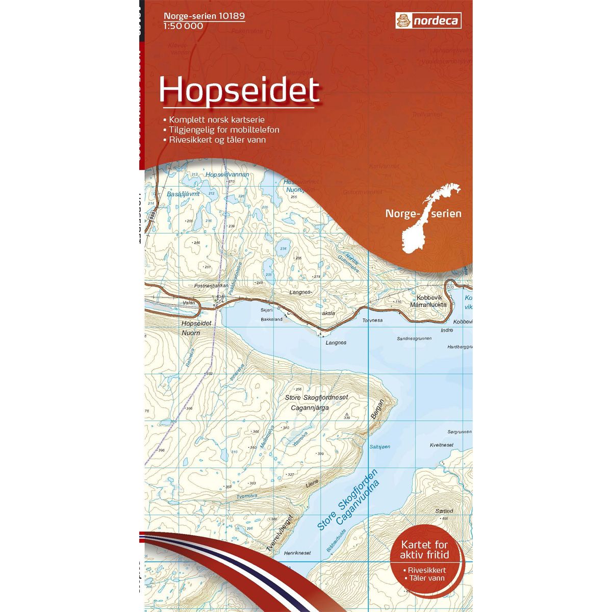 Hopseidet - Veikart