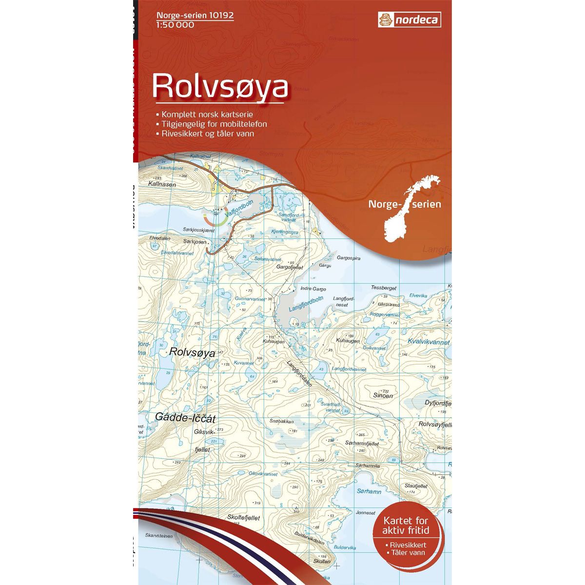 Rolvsøya - Veikart