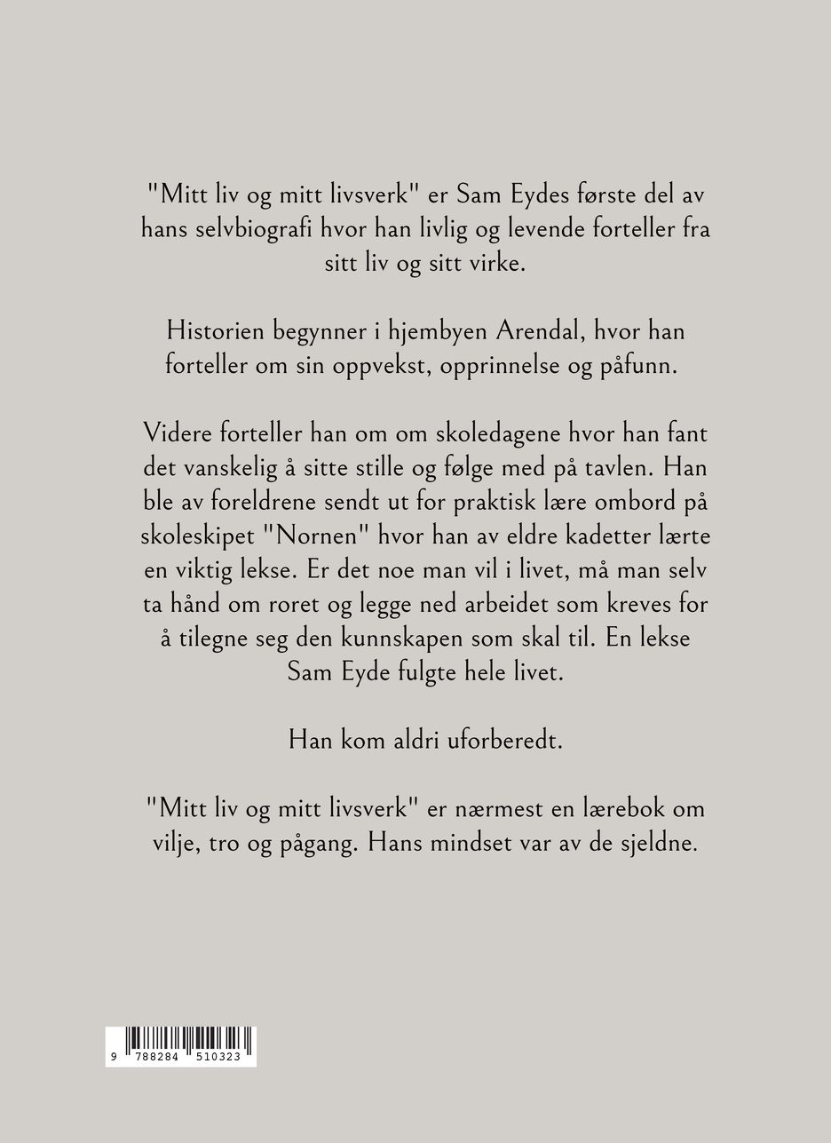 Mitt liv og mitt livsverk