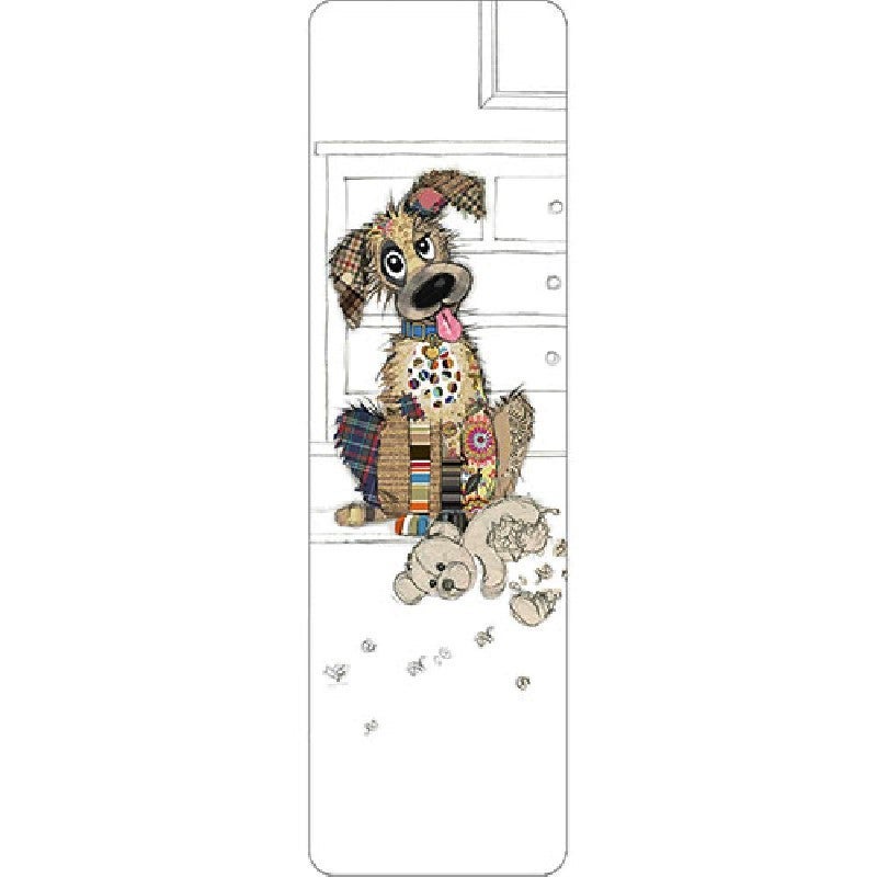 Bokmerke 5x17cm Bug Art brun hund
