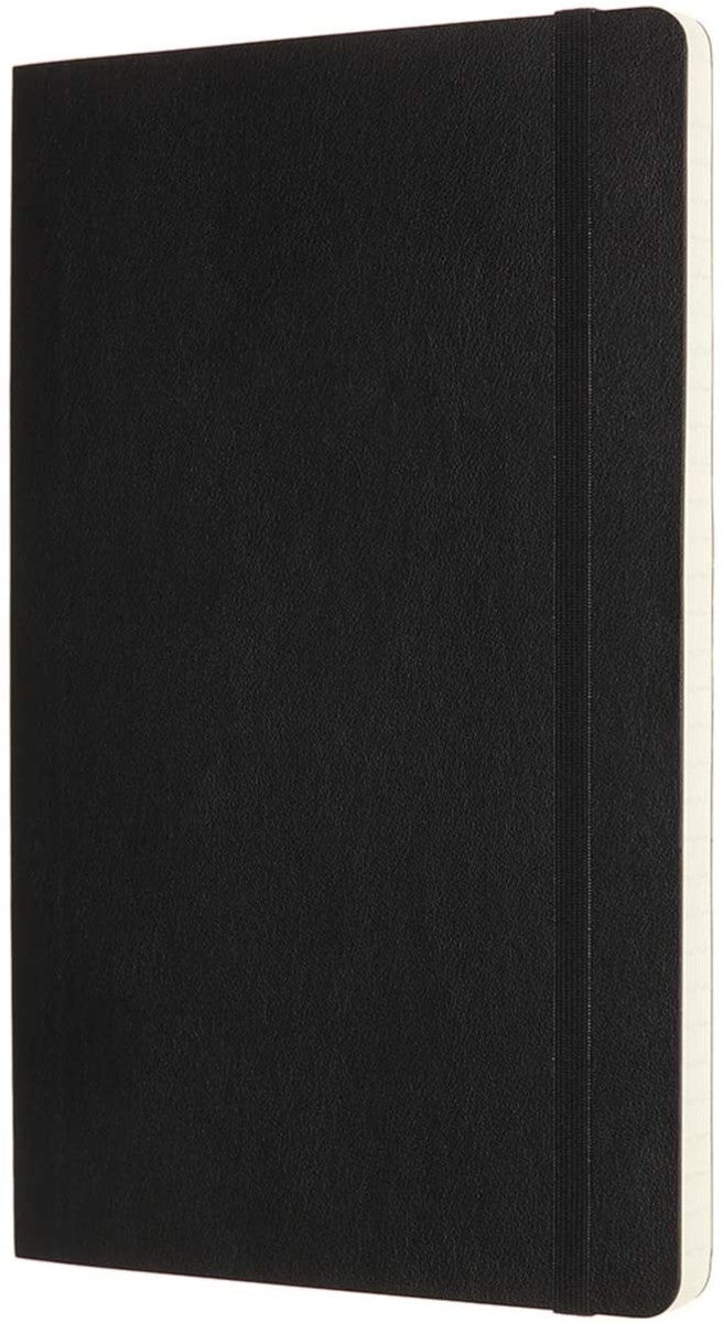 Notatbok Moleskine L linjert/blank Sort Soft