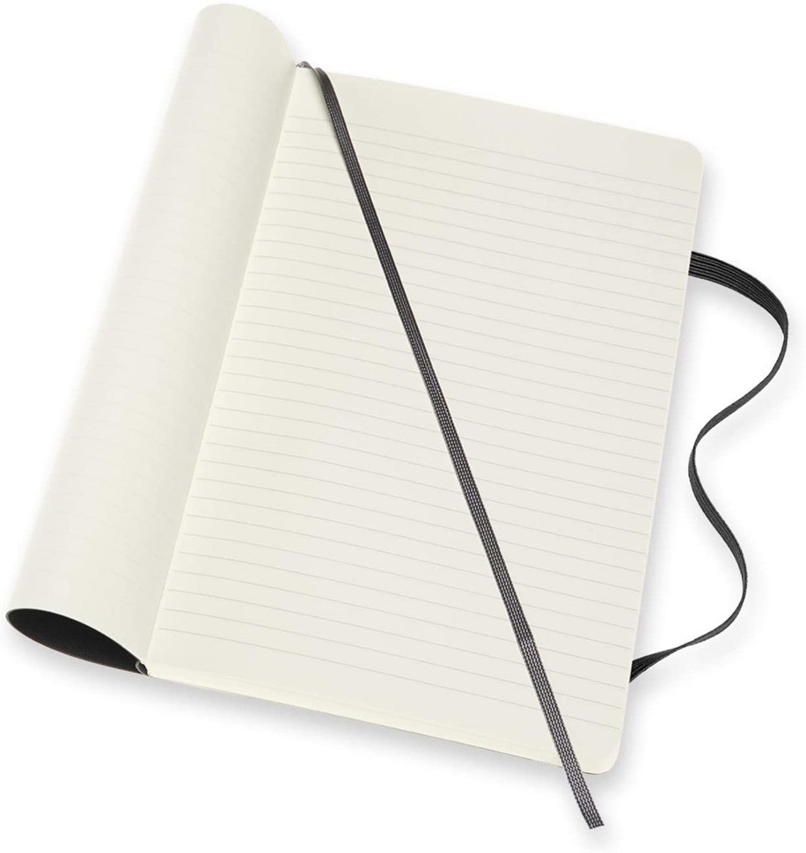 Notatbok Moleskine L linjert/blank Sort Soft