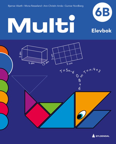 Multi 6B, 3. utg. - Elevbok : matematikk for barnetrinnet