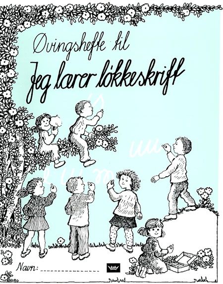 Jeg lærer løkkeskrift - øvingshefte : pakke med 10 hefter