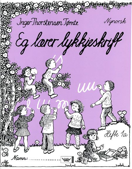 Eg lærer lykkjeskrift - hefte 1A