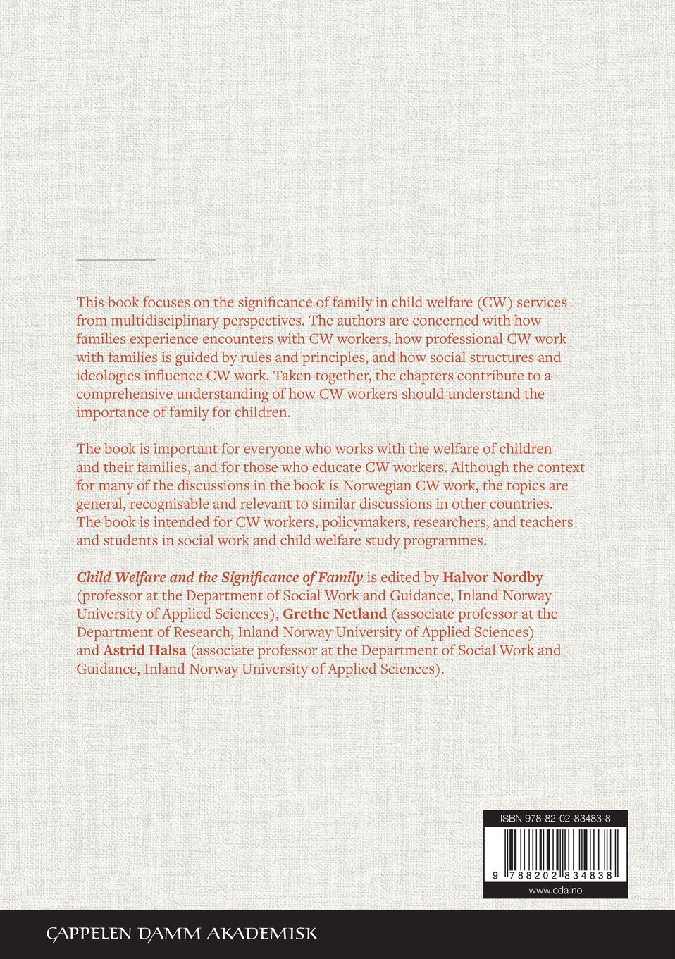 Child welfare and the significance of family