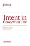 Intent in Competition Law