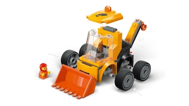 Lego Kjøretøy - hjullaster med kran 60483