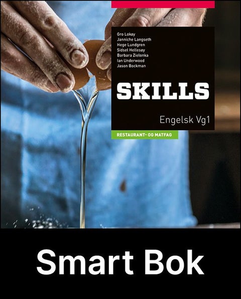 Skills, restaurant- og matfag, Smart Bok - engelsk YF, vg1