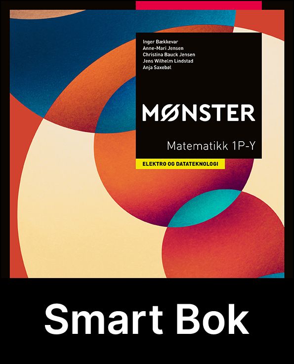 Mønster 1P-Y, elektro og datateknologi, Smart Bok - matematikk YF, vg1