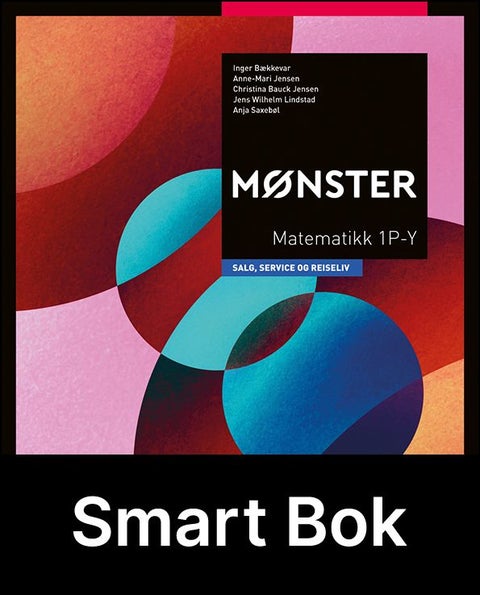 Mønster 1P-Y, sal, service og reiseliv, Smart Bok - matematikk YF, vg1