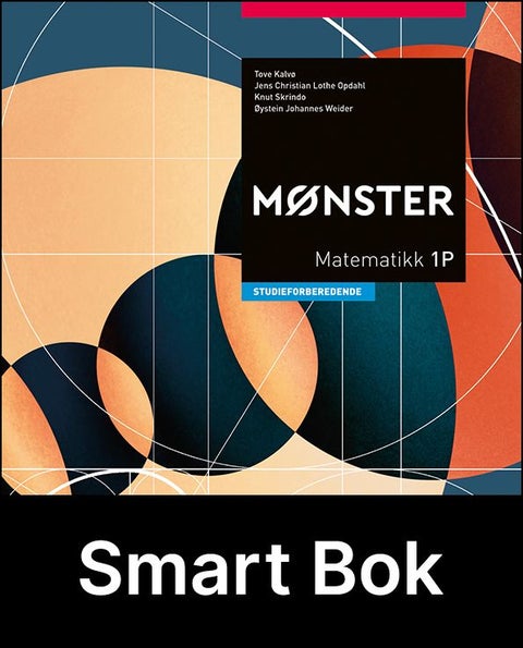 Mønster 1P, Smart Bok - matematikk SF, vg1