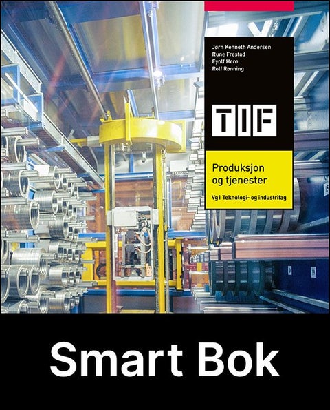 TIF, Produksjon og tjenester, Smart Bok - teknologi- og industrifag, vg1