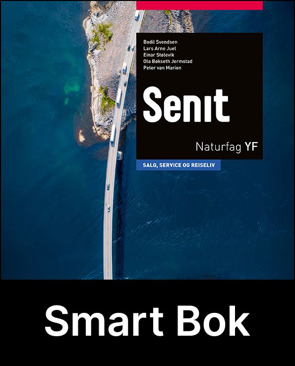 Senit YF, salg, service og reiseliv, Smart Bok - naturfag YF, vg1
