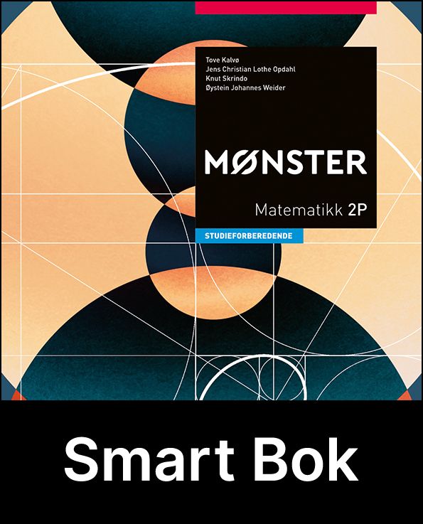 Mønster 2P, Smart Bok - matematikk SF, vg2