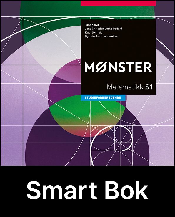 Mønster S1, Smart Bok - matematikk SF, vg2
