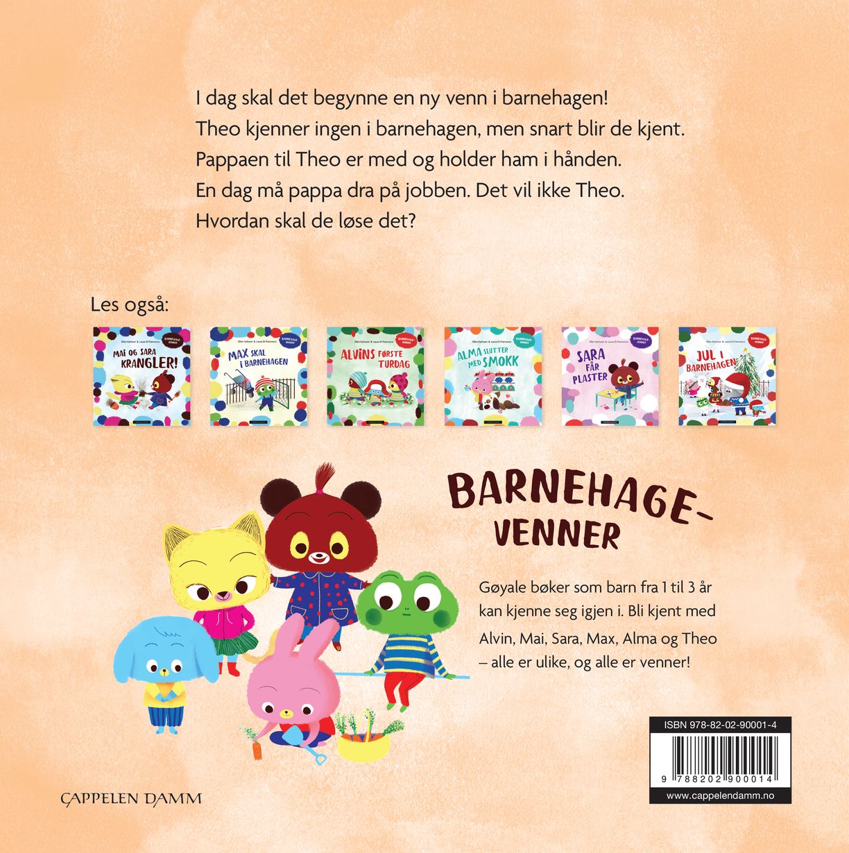 Theo begynner i barnehagen