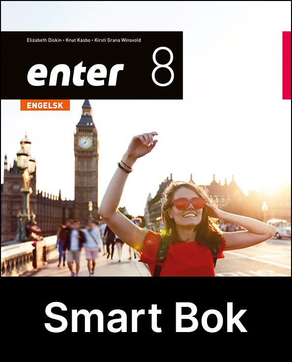 Enter 8, 2. utg., Smart Bok - Learner's book : engelsk for ungdomstrinnet