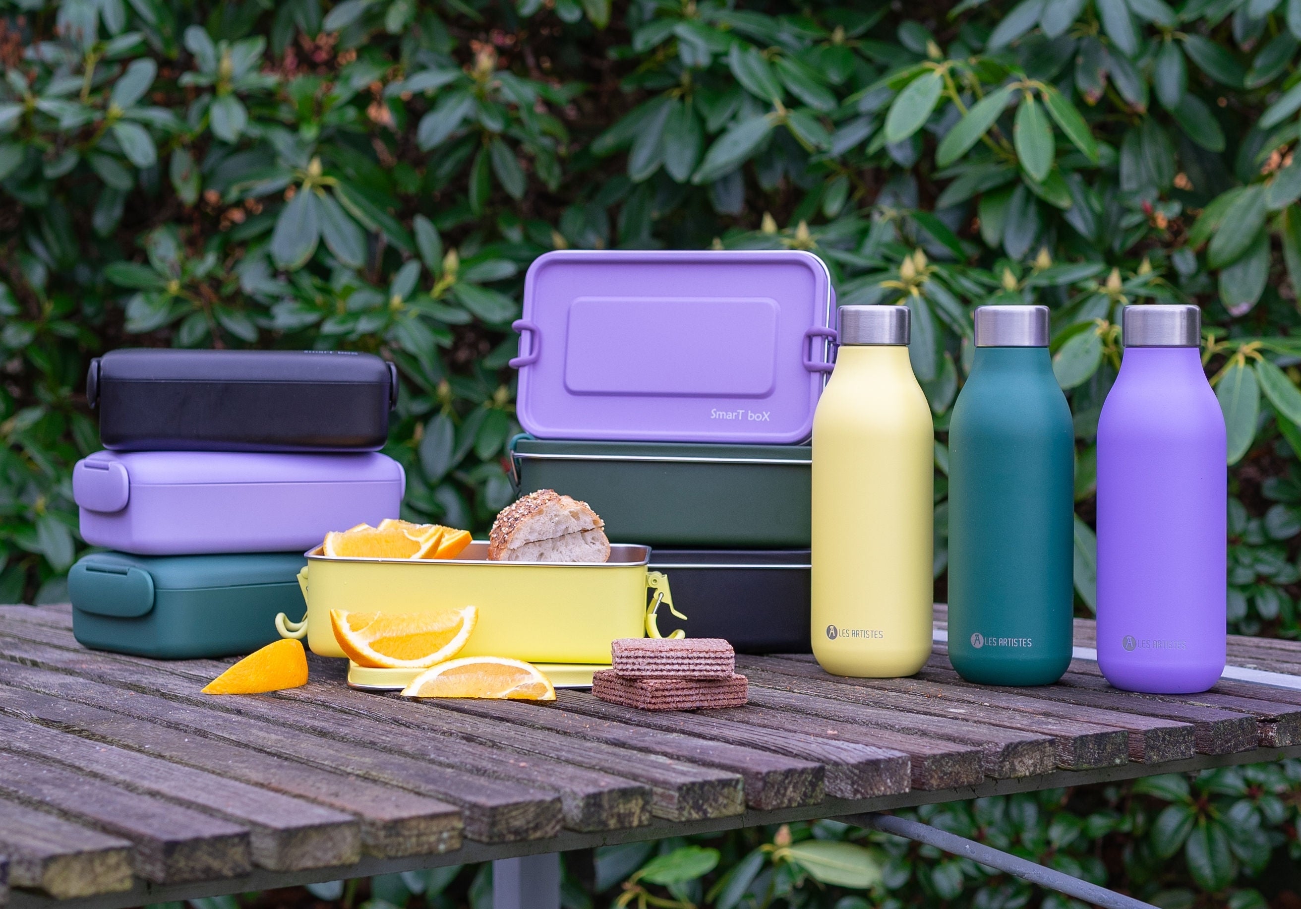 Matboks Smart Box 1,2L Stål Lilla
