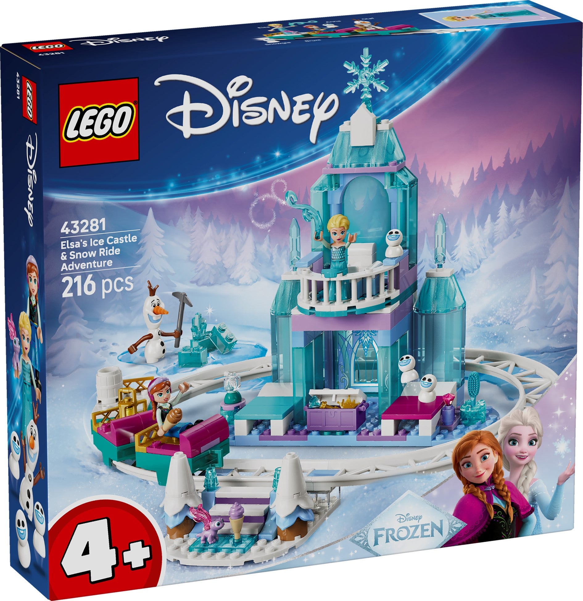 Lego Elsas isslott og sledeeventyr 43281