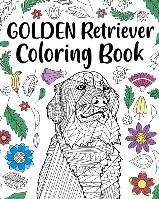 Golden Retriever Coloring Book
