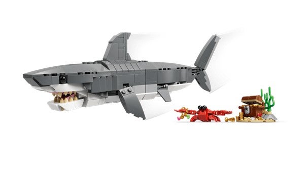 Lego Blodtørstig hai med skattkiste 31381