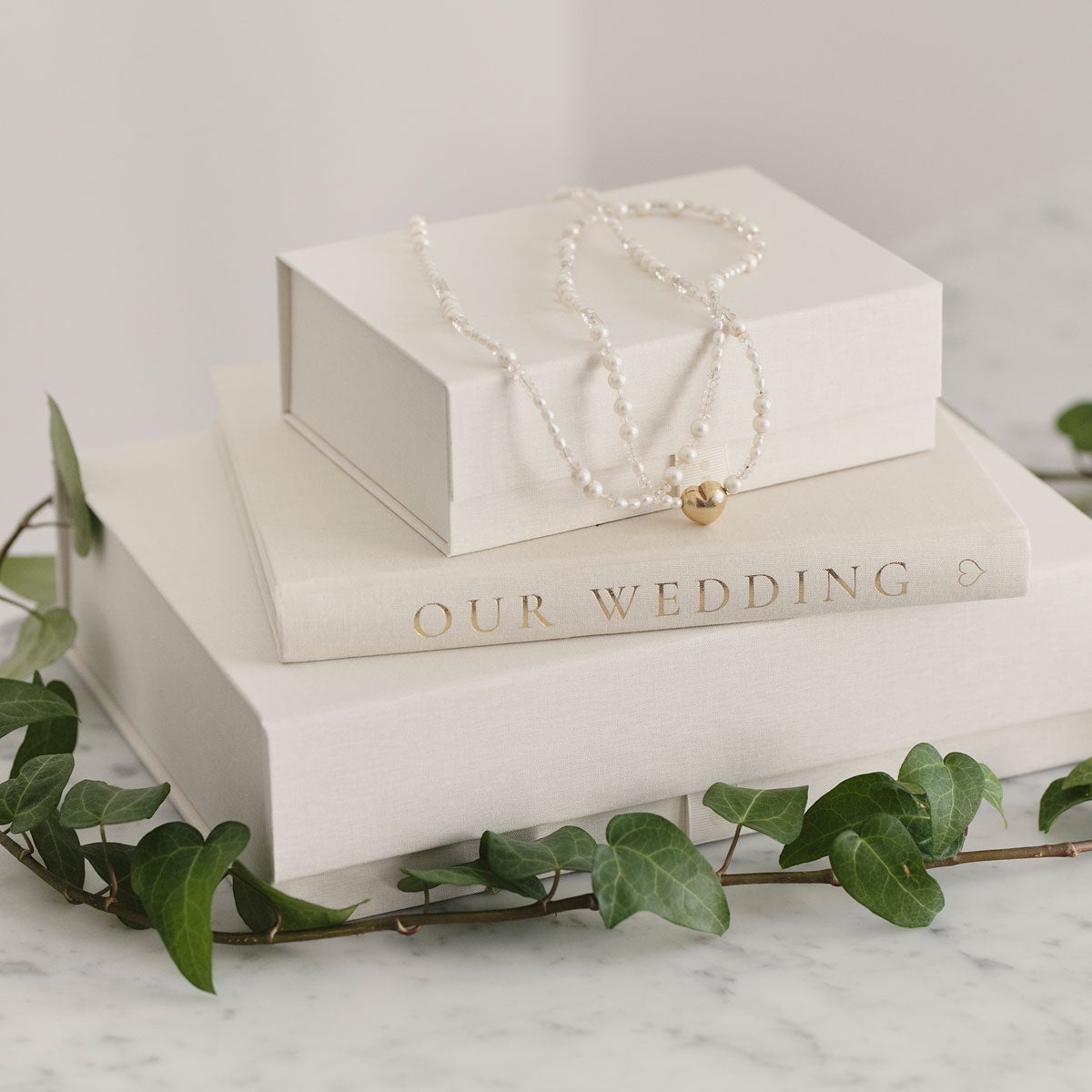 Journal The Wedding Journal Off White L