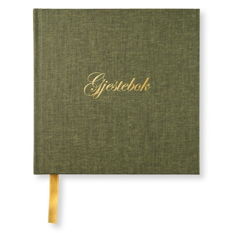 Gjestebok Khaki green
