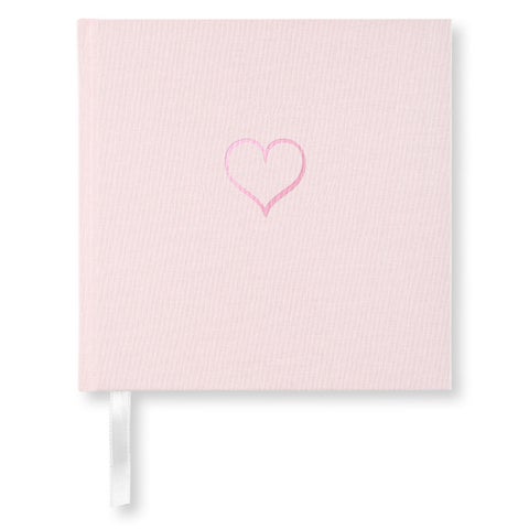 Journal Heart Dusty Rose