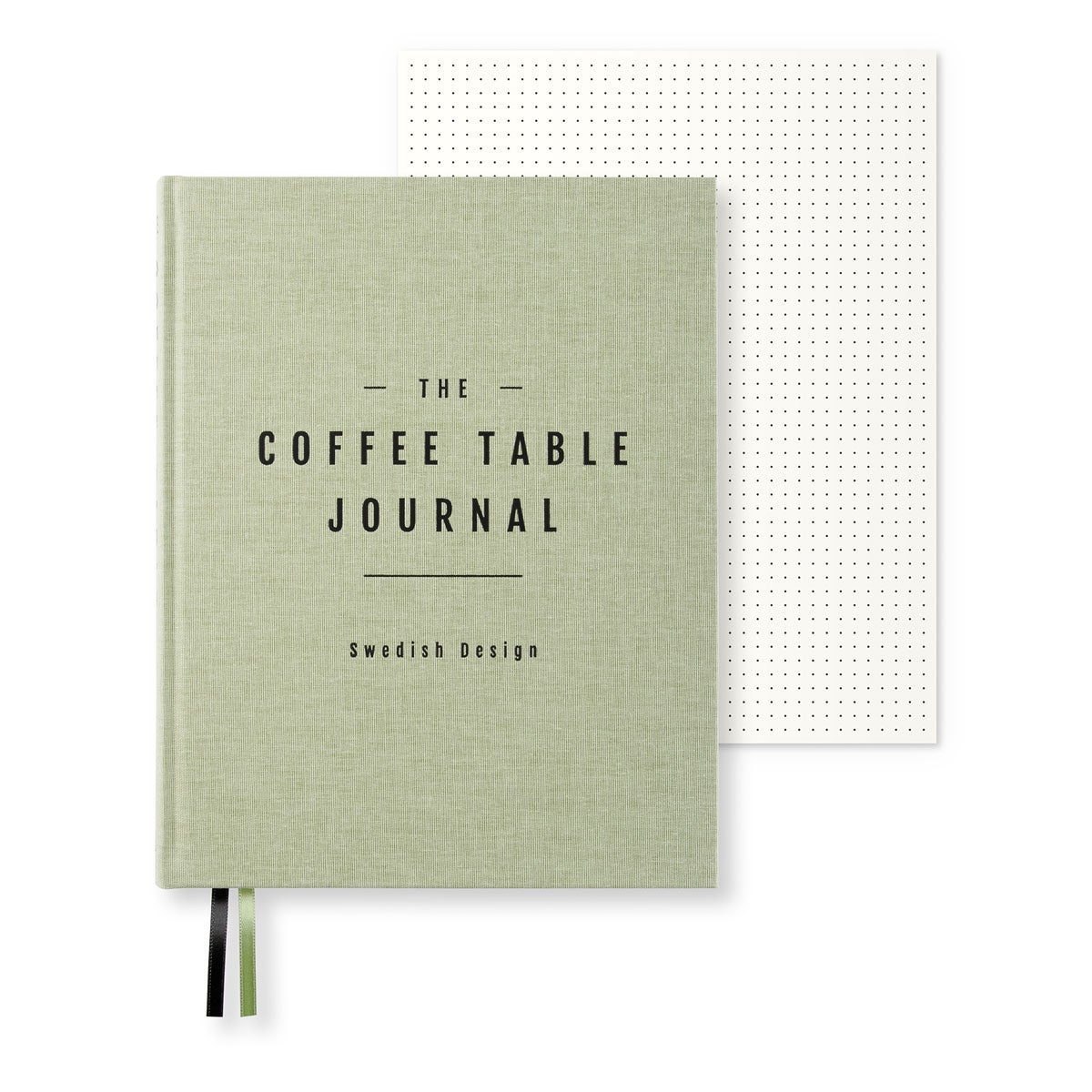 Coffee Table Journal Clean Green Leaf