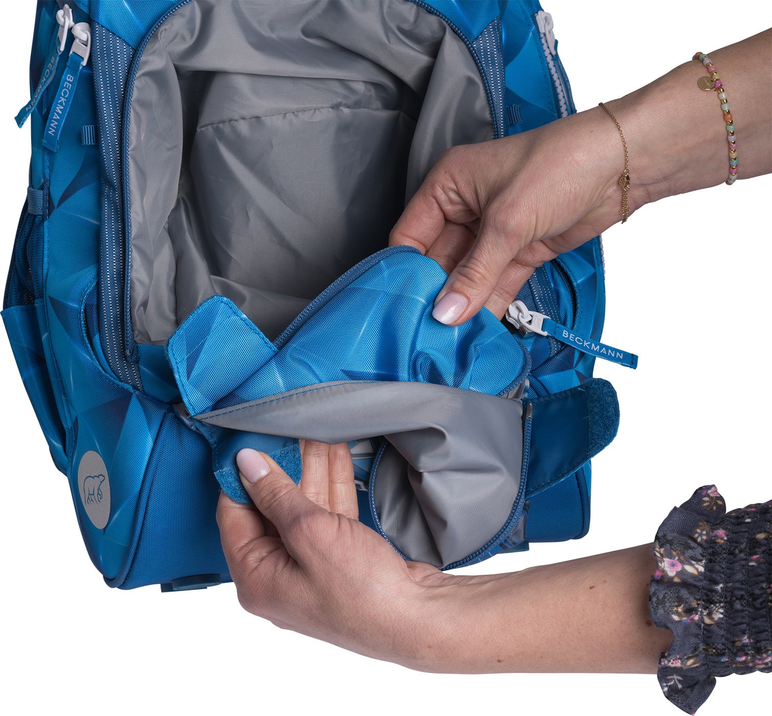 Skolesekk 1.kl Blue Lightning Active Air FLX