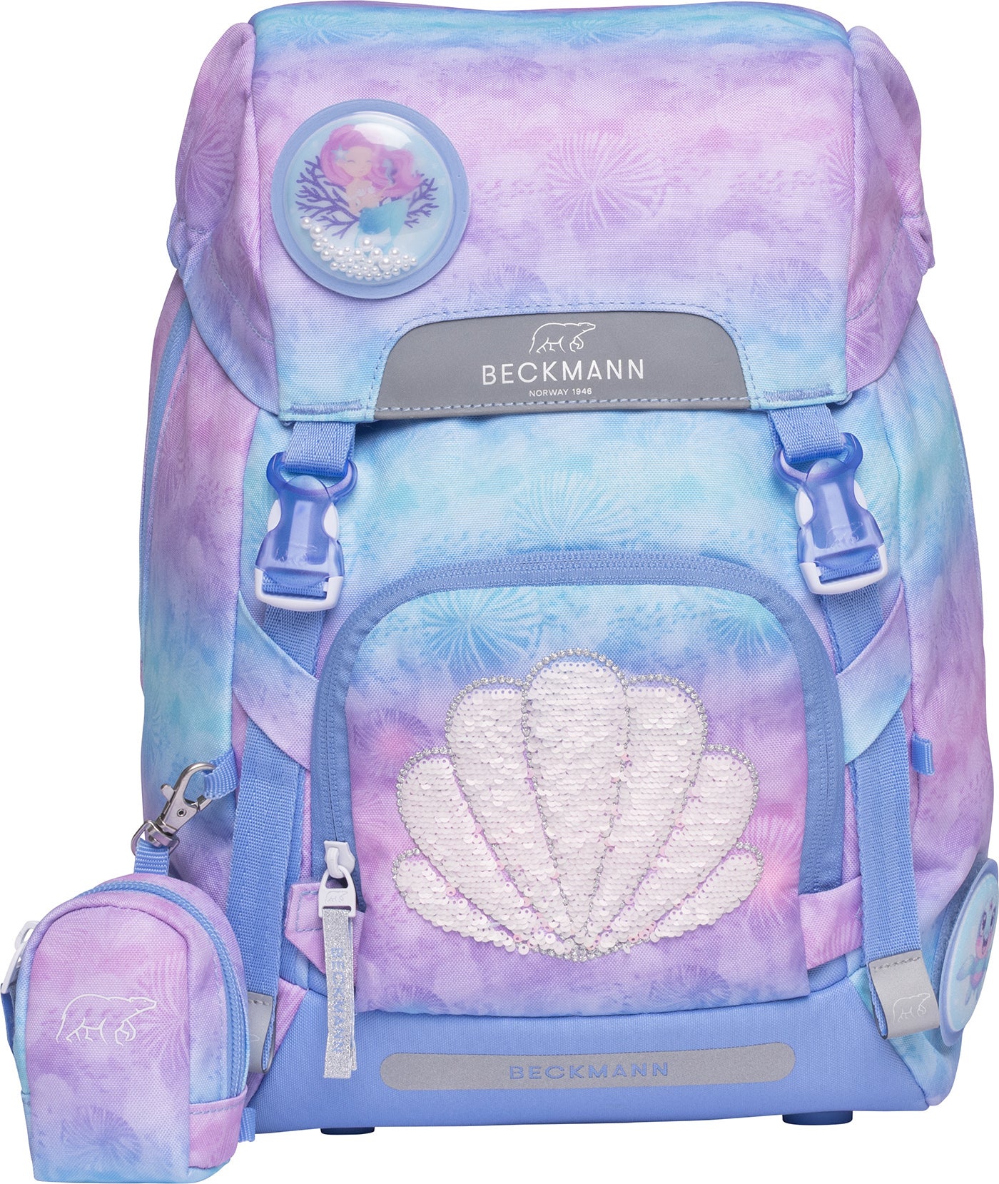 Skolesekk 1.kl Seashell Classic 22L