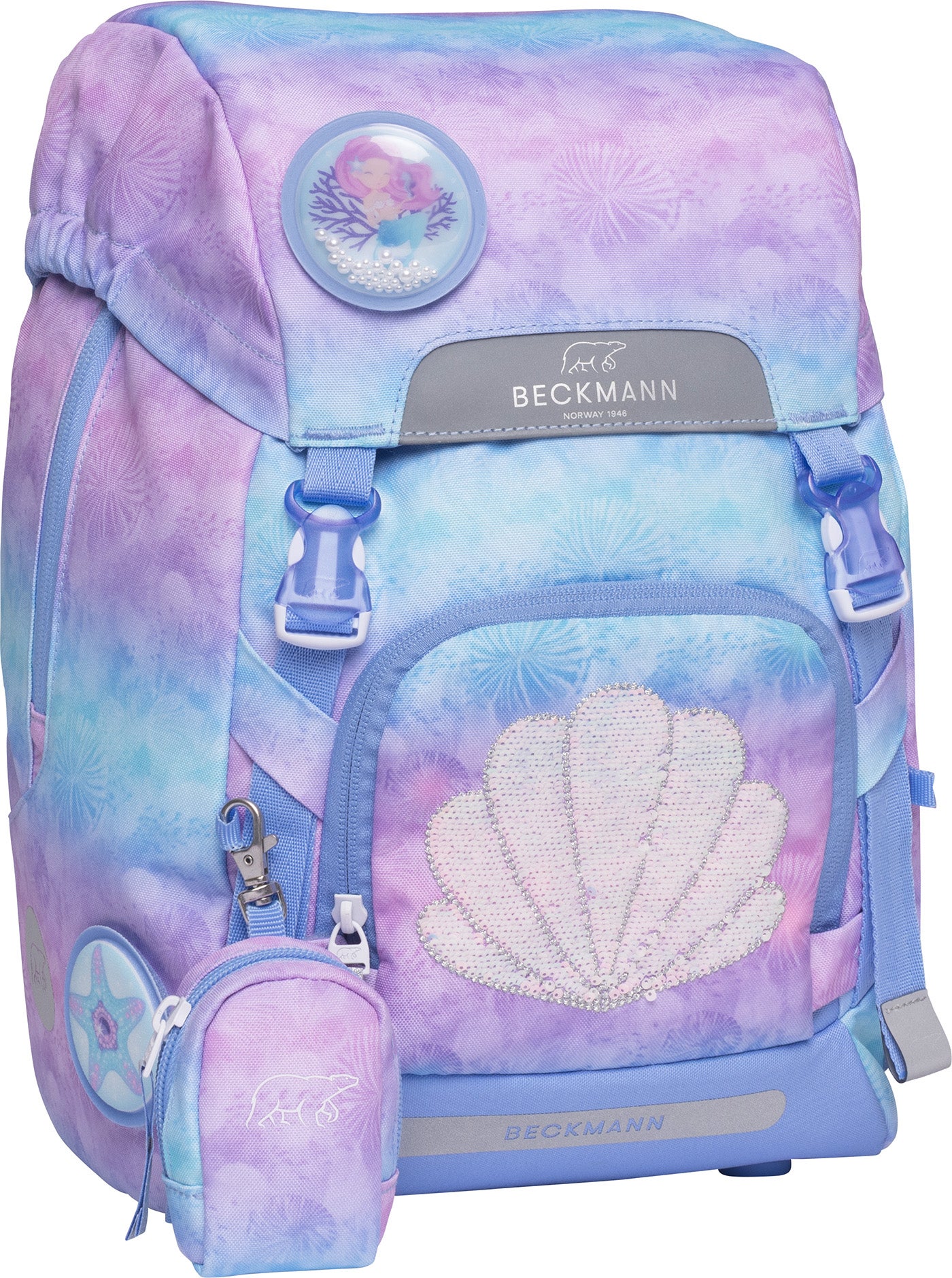 Skolesekk 1.kl Seashell Classic 22L