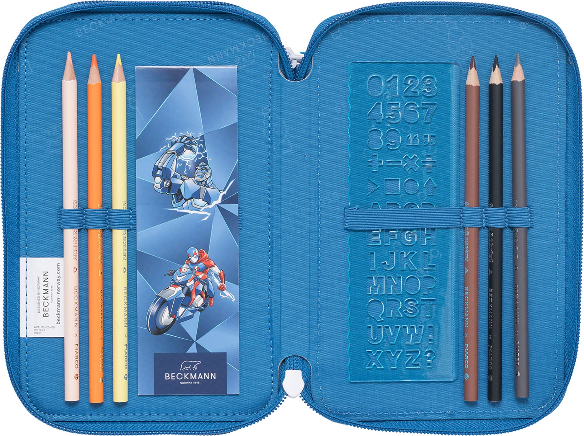 Pennal Blue Lightning Trelags m/innhold Beckmann
