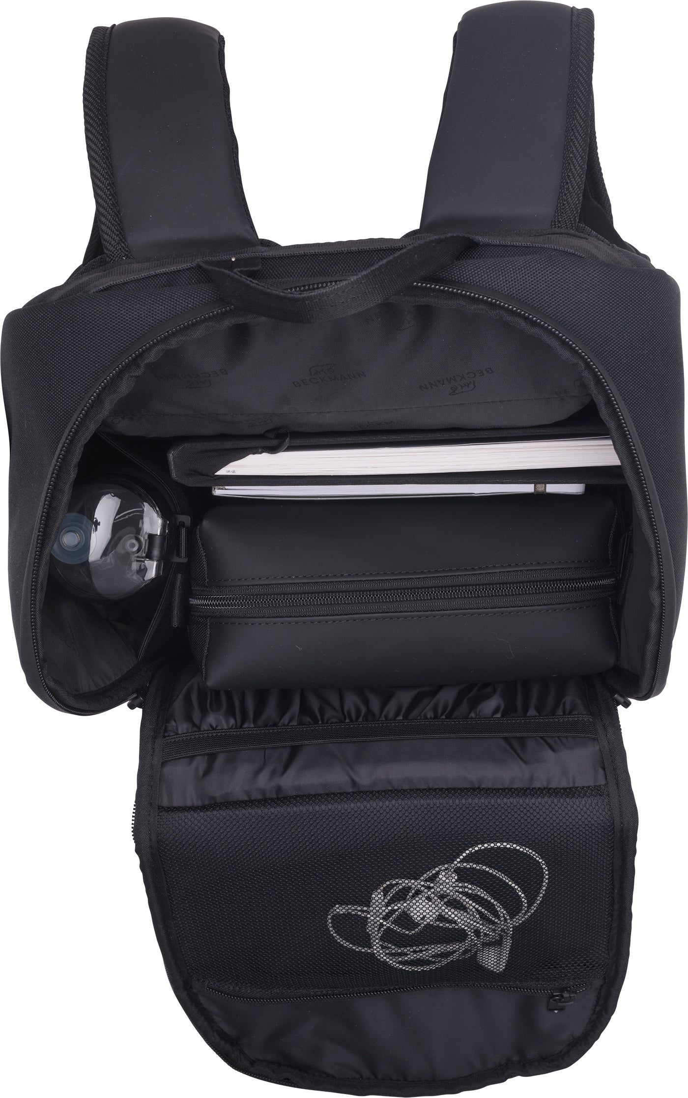 Skolesekk Street Bold Black 20L Beckmann
