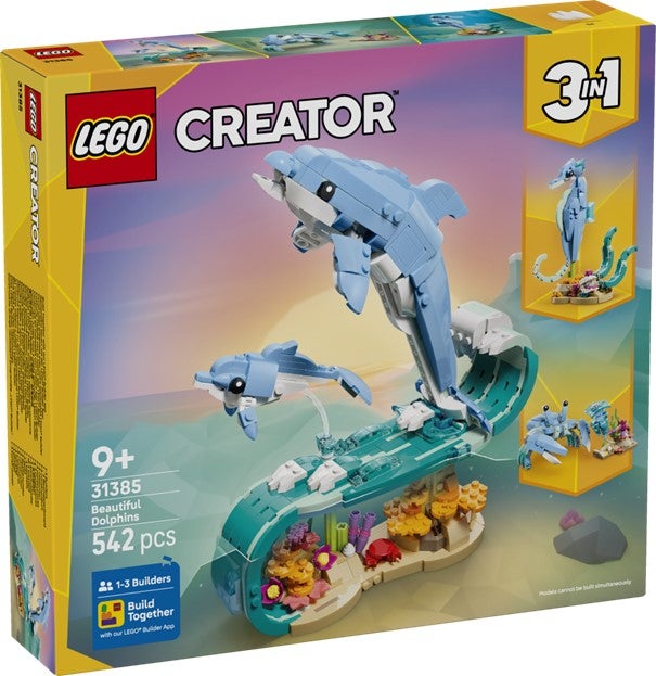 Lego Havets dyr: vakre delfiner 31385