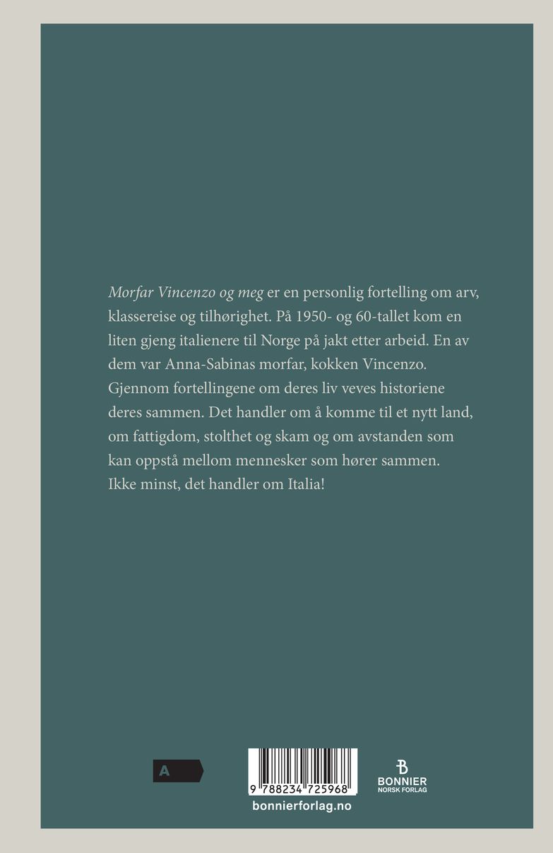 Morfar Vincenzo og meg