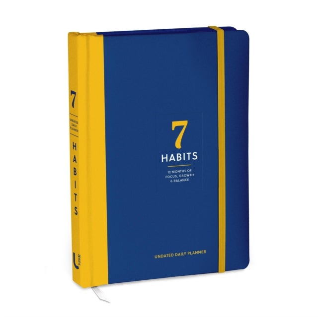 The 7 Habits Daily Planner - An Undated 12-Month Planner for Focus, Growth, and Balance