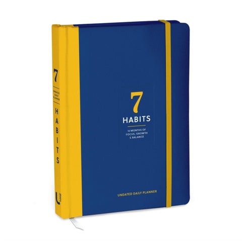 The 7 Habits Daily Planner - An Undated 12-Month Planner for Focus, Growth, and Balance