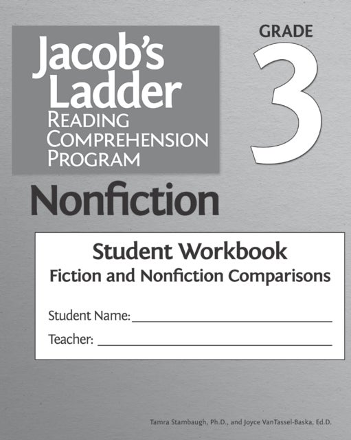 Jacob''s Ladder Reading Comprehension Program - Nonfiction Grade 3, Student Workbooks, Fiction and Nonfiction Comparisons (Set of 5)